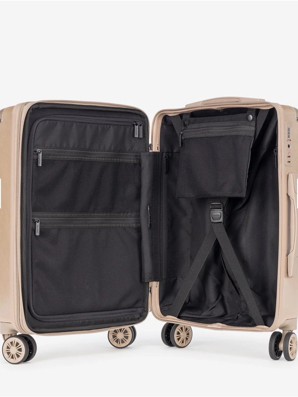 CALPAK Ambeur Carry On Luggage in Gold - Picture 4 of 4